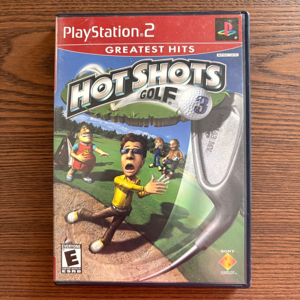 Sony Hot Shots Golf 3 PS2 Video Game‎ Excellent Complete Greatest Hits